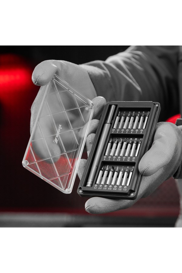 Набор для точных работ 22 в 1, универсальный, сталь CrV Matrix