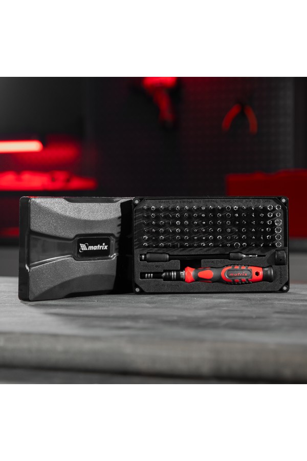 Набор для точных работ 107 в 1, универсальный, сталь CrV Matrix