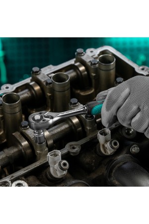 Набор торцевых головок с трещоткой, 1/4