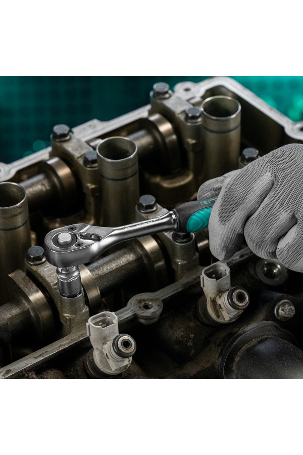 Набор торцевых головок с трещоткой, 1/4