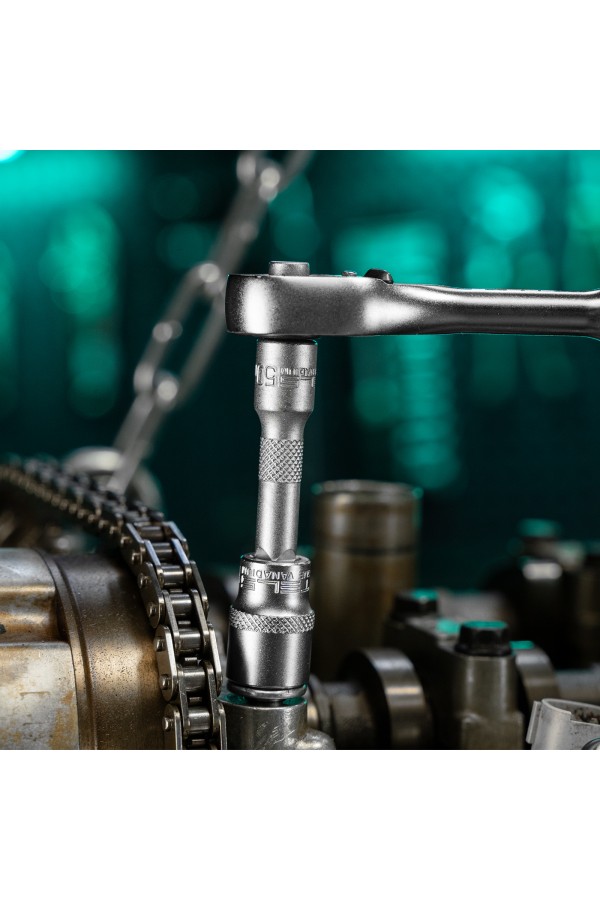 Набор торцевых головок с трещоткой, 1/4