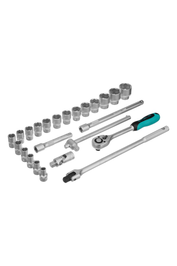 Набор торцевых головок с трещоткой 1/2