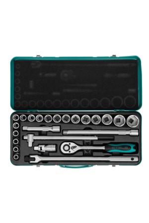 Набор торцевых головок с трещоткой 1/2