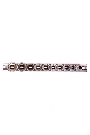 Набор торцевых головок, 3/8, шестигранные, CrV, 10 шт, 8-19 мм Stels