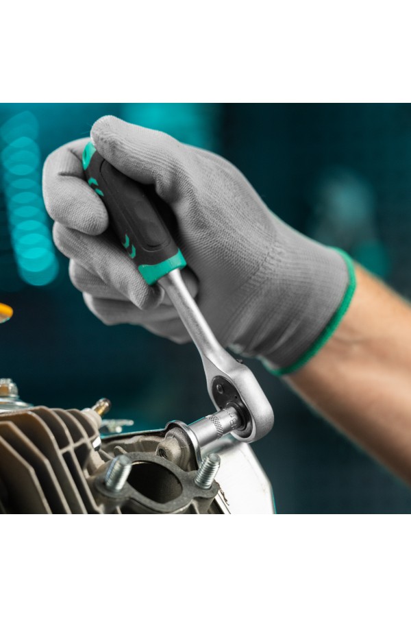 Набор торцевых головок, 1/4, двенадцатигранные, CrV, 10 шт, 4-13 мм Stels