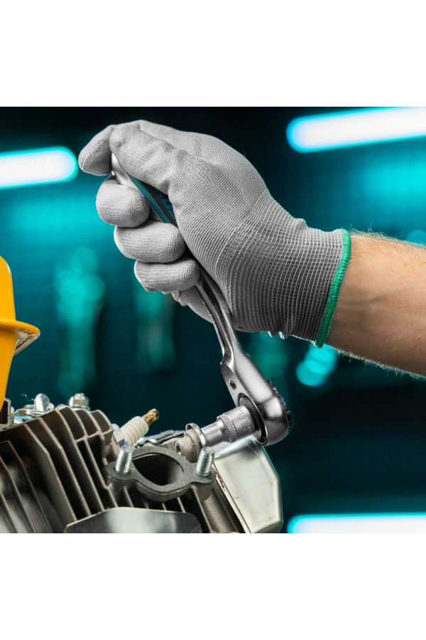 Набор торцевых головок, 3/8, двенадцатигранные, CrV, 10 шт, 8-19 мм Stels