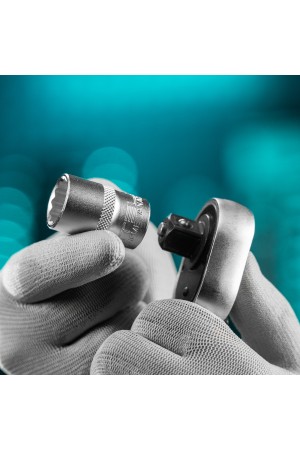 Набор торцевых головок, 1/2, двенадцатигранные, CrV, 10 шт, 10-22 мм Stels