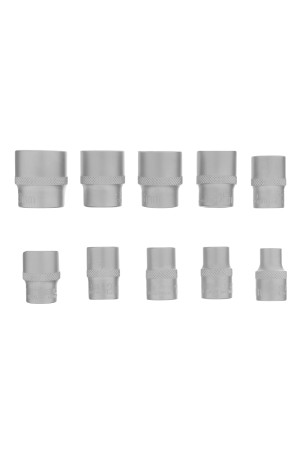 Набор универсальных торцевых головок, 3/8, SpLine, CrV, 10 шт, 8-19 мм Stels