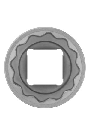 Головка торцевая, 22 мм, двенадцатигранная, CrV, под квадрат 1/2, хромированная Stels