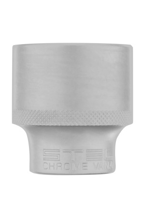 Головка торцевая, 32 мм, двенадцатигранная, CrV, под квадрат 1/2, хромированная Stels