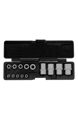 Набор головок Torx , 14 предметов, 1/4, 3/8, 1/2 Stels