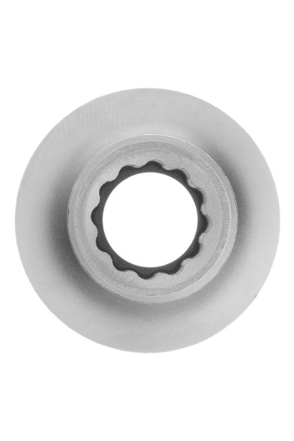 Головка торцевая, 8 мм, двенадцатигранная, CrV, под квадрат 1/2, хромированная Matrix