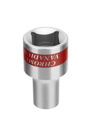 Головка торцевая, 8 мм, двенадцатигранная, CrV, под квадрат 1/2, хромированная Matrix