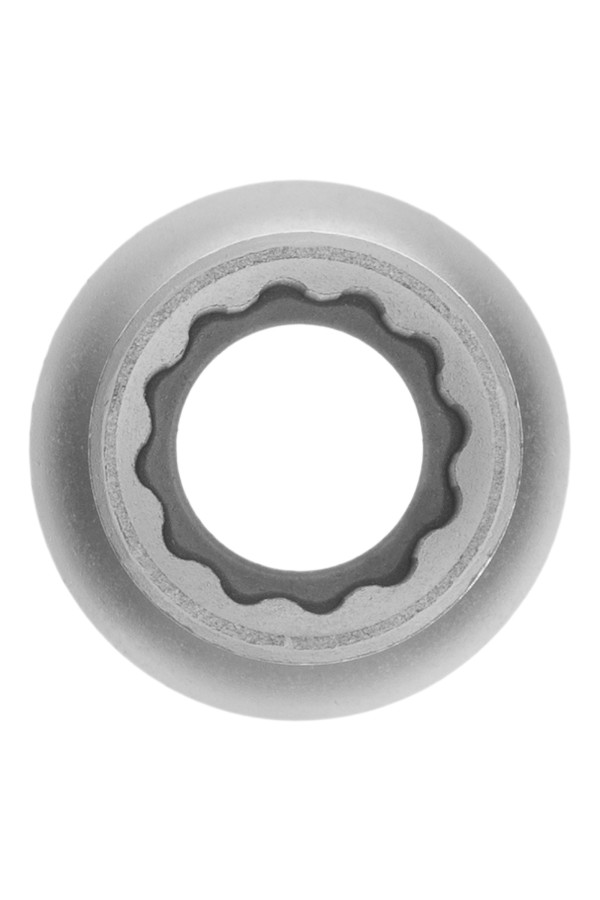 Головка торцевая, 11 мм, двенадцатигранная, CrV, под квадрат 1/2, хромированная Matrix