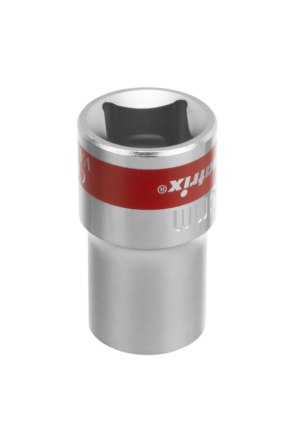 Головка торцевая, 13 мм, двенадцатигранная, CrV, под квадрат 1/2, хромированная Matrix