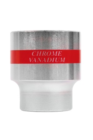 Головка торцевая, 30 мм, двенадцатигранная, CrV, под квадрат 1/2, хромированная Matrix