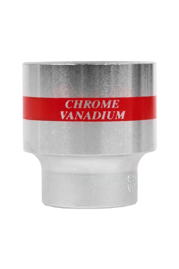 Головка торцевая, 32 мм, двенадцатигранная, CrV, под квадрат 1/2, хромированная Matrix