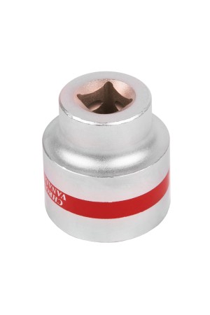 Головка торцевая, 32 мм, двенадцатигранная, CrV, под квадрат 1/2, хромированная Matrix