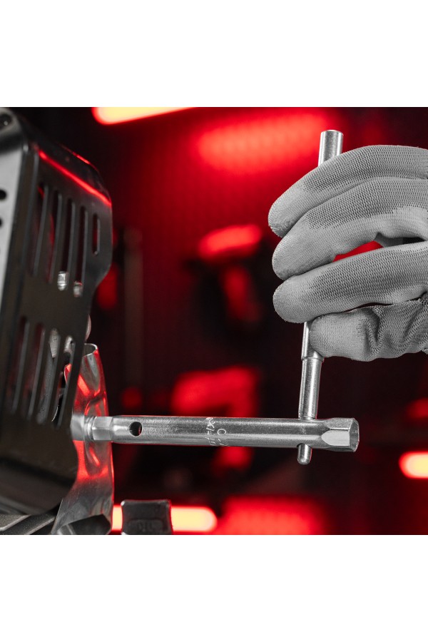 Ключ трубчатый торцевой 8 х 10 мм, оцинкованный Matrix