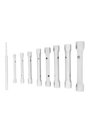 Набор ключей трубчатых торцевых усиленных 9 шт, CrV Stels