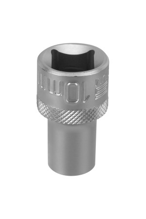 Головка торцевая, 10 мм, шестигранная, CrV, под квадрат 1/2 Stels