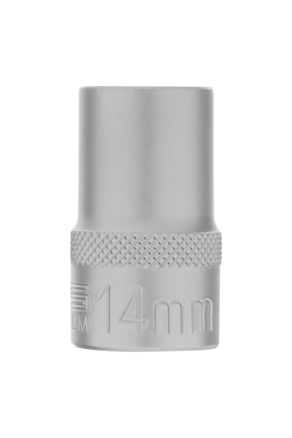 Головка торцевая, 14 мм, шестигранная, CrV, под квадрат 1/2 Stels