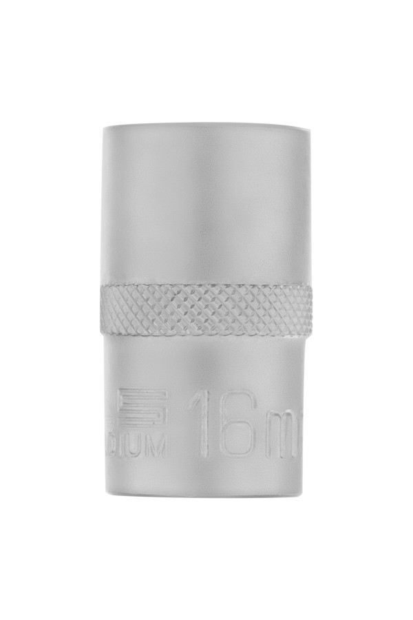 Головка торцевая, 16 мм, шестигранная, CrV, под квадрат 1/2 Stels