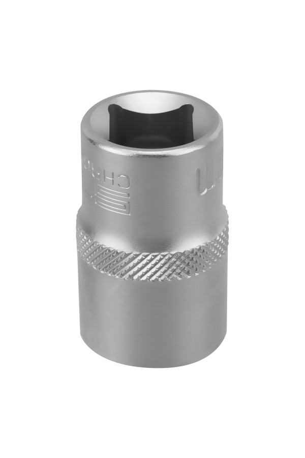 Головка торцевая, 17 мм, шестигранная, CrV, под квадрат 1/2 Stels