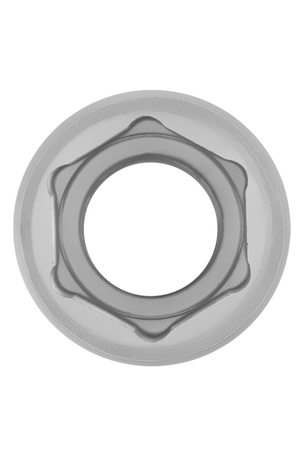 Головка торцевая, 18 мм, шестигранная, CrV, под квадрат 1/2 Stels