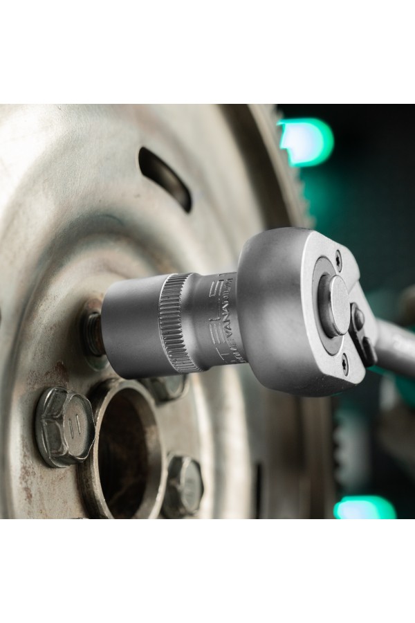 Головка торцевая, 18 мм, шестигранная, CrV, под квадрат 1/2 Stels