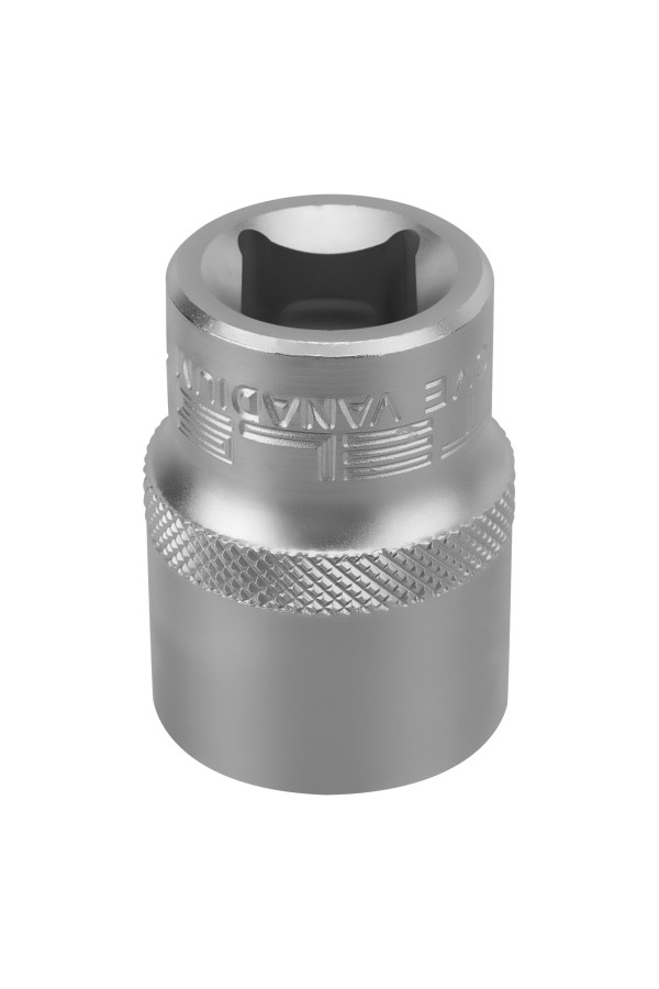 Головка торцевая, 21 мм, шестигранная, CrV, под квадрат 1/2 Stels