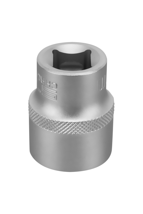 Головка торцевая, 22 мм, шестигранная, CrV, под квадрат 1/2 Stels