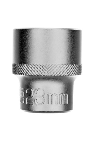 Головка торцевая, 23 мм, шестигранная, CrV, под квадрат 1/2 Stels