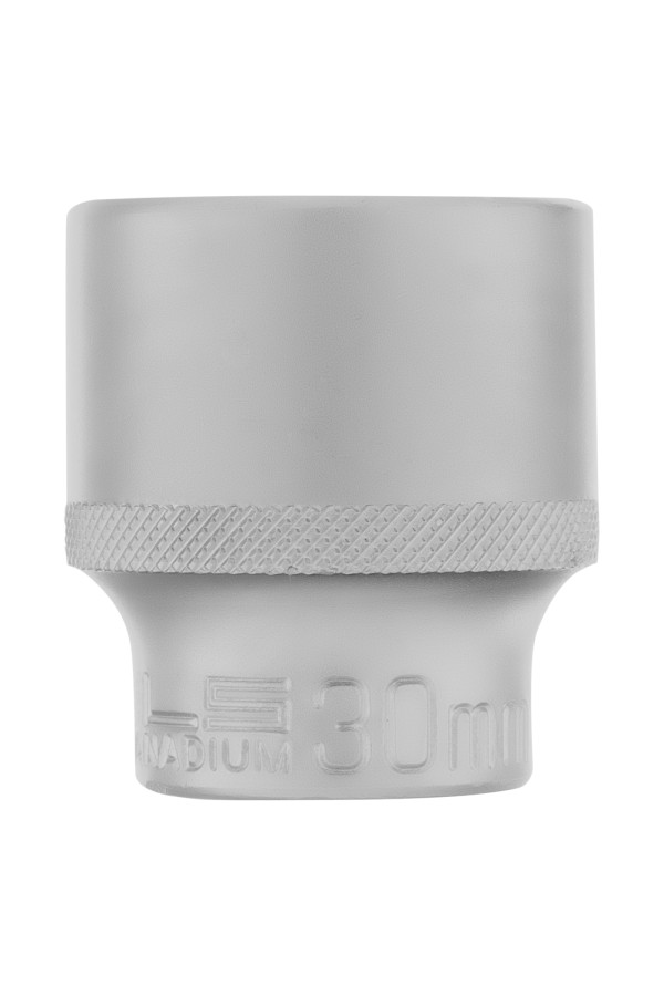 Головка торцевая, 30 мм, шестигранная, CrV, под квадрат 1/2 Stels