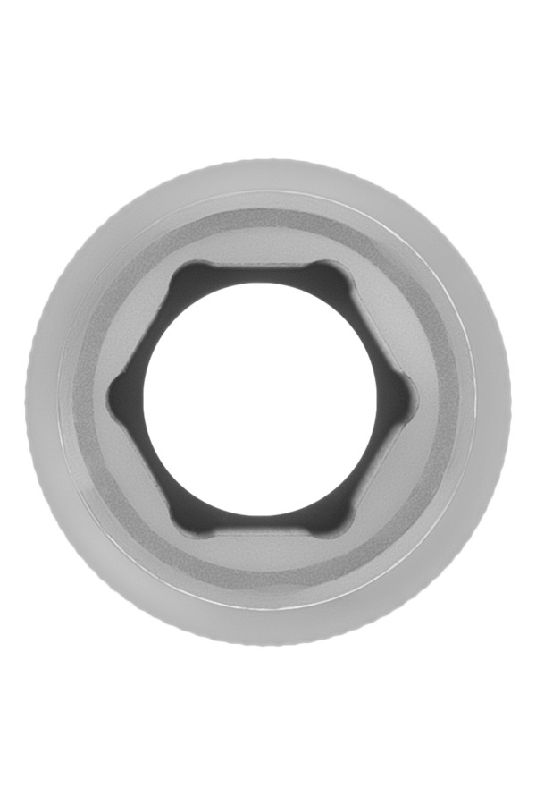 Головка торцевая удлиненная, 10 мм, шестигранная, CrV, под квадрат 1/2 Stels