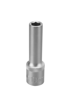 Головка торцевая удлиненная, 10 мм, шестигранная, CrV, под квадрат 1/2 Stels