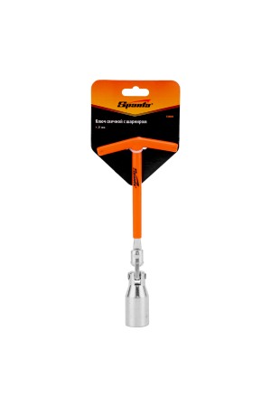 Ключ свечной карданный, 21 мм, с шарниром Sparta