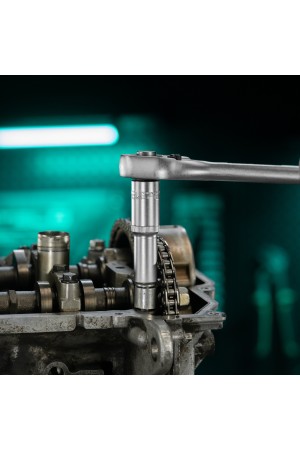 Головка торцевая удлиненная, 12 мм, шестигранная, CrV, под квадрат 1/2 Stels