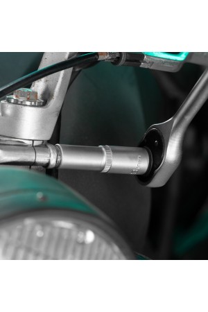 Головка торцевая удлиненная, 13 мм, шестигранная, CrV, под квадрат 1/2 Stels