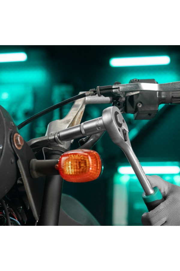 Головка торцевая удлиненная, 13 мм, шестигранная, CrV, под квадрат 1/2 Stels