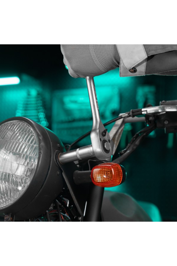 Головка торцевая удлиненная, 14 мм, шестигранная, CrV, под квадрат 1/2 Stels