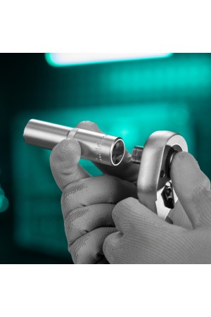 Головка торцевая удлиненная, 14 мм, шестигранная, CrV, под квадрат 1/2 Stels