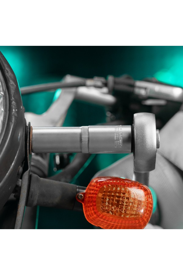 Головка торцевая удлиненная, 15 мм, шестигранная, CrV, под квадрат 1/2 Stels