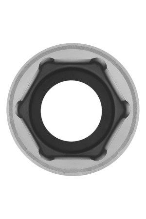 Головка торцевая удлиненная, 17 мм, шестигранная, CrV, под квадрат 1/2 Stels