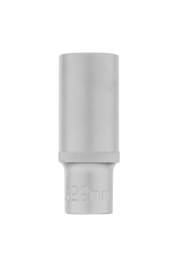 Головка торцевая удлиненная, 22 мм, шестигранная, CrV, под квадрат 1/2 Stels