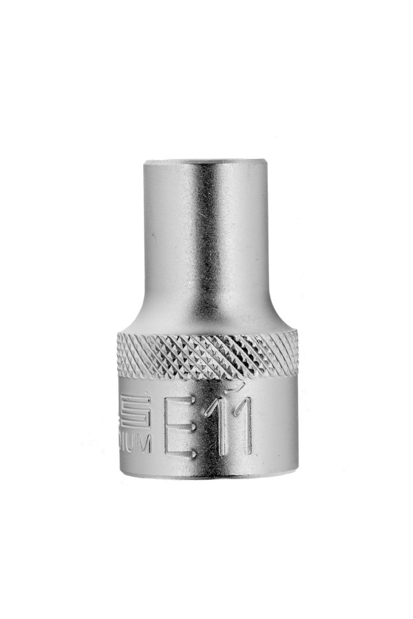 Головка торцевая 1/2,  Е11, CrV Stels