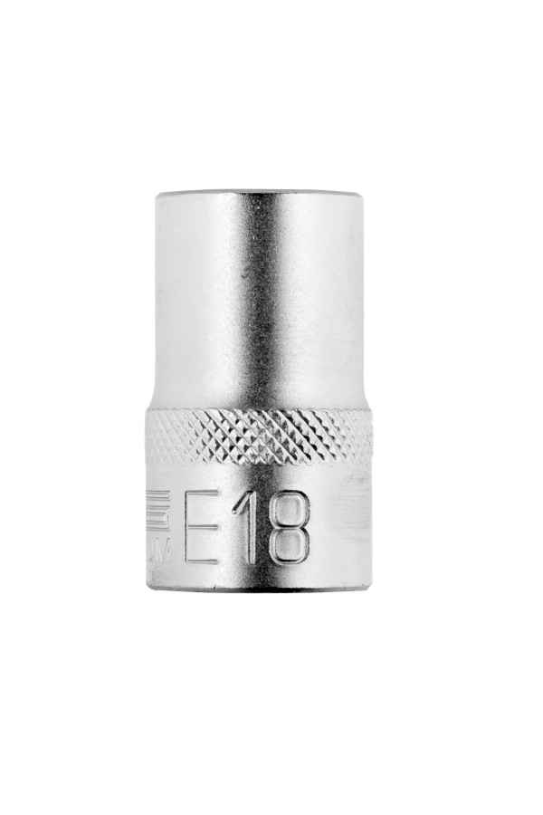 Головка торцевая 1/2, Е18, CrV Stels