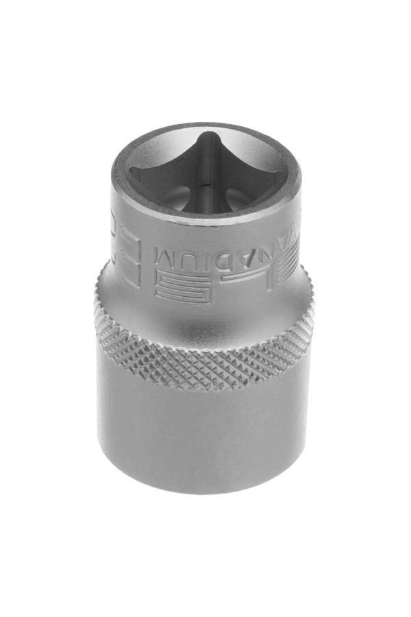 Головка торцевая 1/2, Е22, CrV Stels