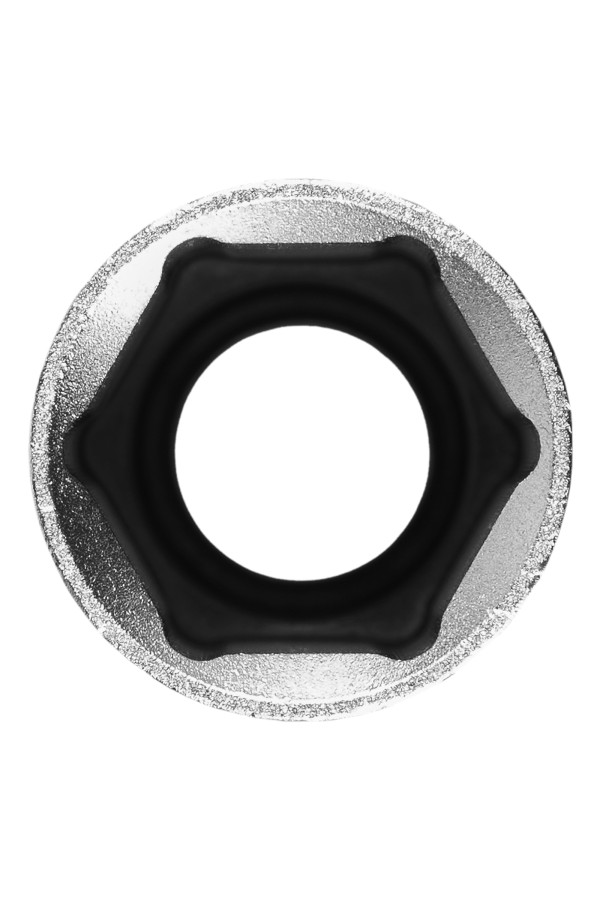 Головка торцевая удлиненная, 16 мм, шестигранная, CrV, под квадрат 1/2 Stels