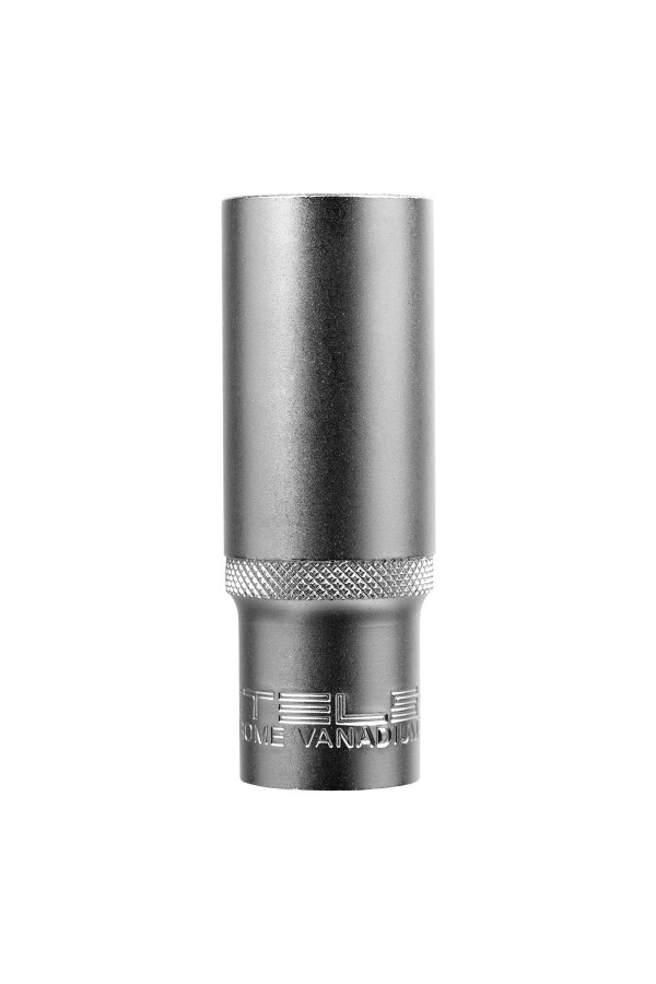 Головка торцевая удлиненная, 21 мм, шестигранная, CrV, под квадрат 1/2 Stels